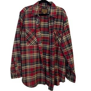 Outdoor Life Plaid Shacket Flannel Size Large New